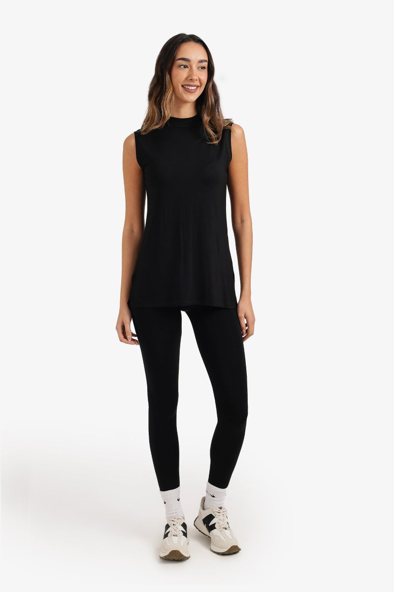 Carina Mock-Neck T-Shirt - Image 5